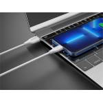CELEBRAT καλώδιο USB-C σε USB CB-31A, 15W, 480Mbps, 1m, λευκό - Image 2
