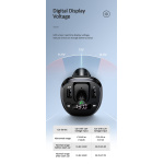 USAMS FM transmitter με οθόνη US-CC115, 2x USB, SD card, 3.4A, μαύρο - Image 8