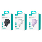USAMS φορτιστής τοίχου US-CC189, USB & USB-C, 30W PD, μαύρος - Image 4