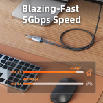 CABLETIME καλώδιο προέκτασης USB CT-AMAF1, 5Gbps, 3m, μαύρο - Image 6