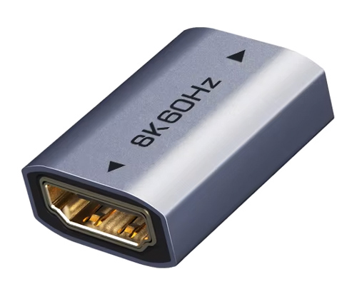 CT-HEF8K-AG CABLETIME αντάπτορας HDMI CT-HEF8K-AG, 8K/60Hz, 4K/120Hz, 48 Gbps, γκρι - Image 1