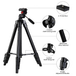 FOTOPRO τρίποδο φωτογράφισης DIGI-3400, πτυσσόμενο έως 121cm, έως 2kg, μαύρο - Image 4