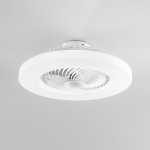 POWERTECH smart ανεμιστήρας οροφής HLL-0172 με LED φως, 36W, Φ55x20cm, λευκός - Image 2