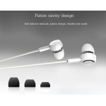 USAMS earphones με μικρόφωνο EP-12, 3.5mm σύνδεση, Φ10mm, 1.2m, λευκά - Image 5