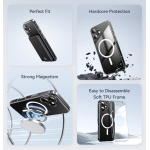 USAMS θήκη Ice Magnet US-BH892 για iPhone 16 Pro Max, διάφανη - Image 2