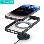 USAMS θήκη GZ US-BH896 για iPhone 16 Pro Max, διάφανη/μαύρη - Image 4