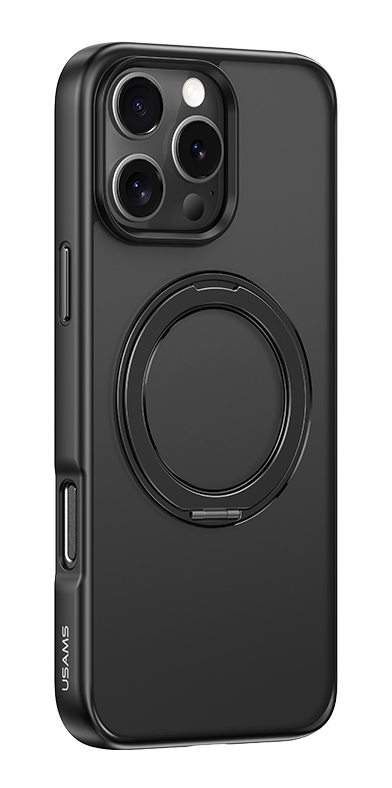 IP16PMGZ01 USAMS θήκη GZ US-BH896 για iPhone 16 Pro Max, διάφανη/μαύρη - Image 1