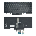 Πληκτρολόγιο για Dell Latitude 5490/5470/5480 KEY-109, backlight, μαύρο