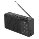 LTC φορητό ραδιόφωνο & ηχείο LXLTC2030 με φακό, USB/TF/AUX, μαύρο