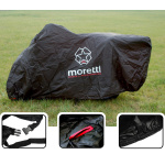 MORETTI κουκούλα μηχανής LXMA2753 με θήκη, L 246x104x127cm, μαύρη - Image 2