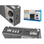HMIK φορητό ραδιόφωνο & ηχείο MK-918 με φακό, USB/TF/AUX, γκρι - Image 4