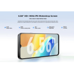 DOOGEE smartphone N55, 6.56", 4/128GB, 5150mAh, μαύρο - Image 4