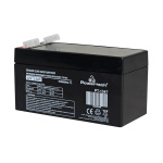 POWERTECH μπαταρία μολύβδου PT-1347, 12V 1.3Ah, T1