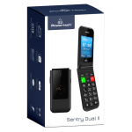 POWERTECH Κινητό Τηλέφωνο Sentry Dual II, 2 οθόνες, SOS Call, μαύρο - Image 2