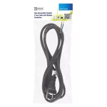 EMOS καλώδιο τροφοδοσίας S03030, 2x 1.0mm², 3m, μαύρο - Image 2