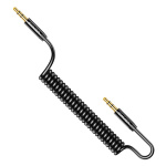 USAMS καλώδιο Jack 3.5mm SJ256, Hi-Fi stereo, 1.2m, μαύρο - Image 2