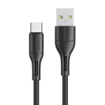 USAMS καλώδιο USB-C σε USB US-SJ501, 10W, 1m, μαύρο