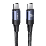USAMS καλώδιο USB-C US-SJ525, 100W/5A, PD, 2m, μαύρο