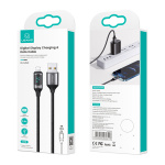 USAMS καλώδιο Lightning σε USB US-SJ543, 2.4A, 1.2m, μαύρο - Image 3