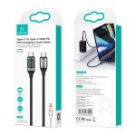 USAMS καλώδιο USB Type-C US-SJ546, 100W/5A, 1.2m, μαύρο - Image 3