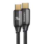 USAMS καλώδιο USB-C US-SJ581, 240W/5A, PD3.1, 2m, μαύρο