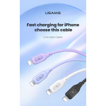 USAMS καλώδιο Lightning σε USB US-SJ618, 12W, 1m, λευκό - Image 4
