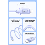USAMS καλώδιο Lightning σε USB US-SJ618, 12W, 1m, λευκό - Image 7