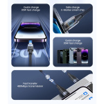 USAMS καλώδιο Lightning σε USB-C US-SJ634, 30W PD, 1.2m, μαύρο - Image 2