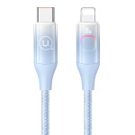 USAMS καλώδιο Lightning σε USB-C US-SJ638, 30W PD, 1.2m, μπλε