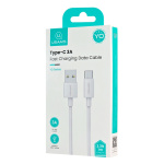 USAMS καλώδιο USB-C σε USB US-SJ708, 18W, 480Mbps, 1m, λευκό - Image 3