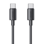 USAMS καλώδιο USB-C US-SJ711, 60W, 480Mbps, 1m, μαύρο