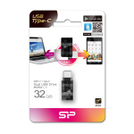 SILICON POWER USB Flash Drive C31, USB 3.2 & USB-C, 32GB, μαύρο - Image 5
