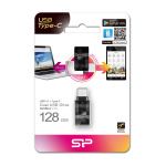 SILICON POWER Dual USB Flash Drive C31, USB 3.2 & USB-C, 128GB, μαύρο - Image 5
