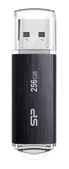 SP256GBUF3B02V1K SILICON POWER USB Flash Drive Blaze B02, 256GB, USB 3.2, μαύρο - Image 1