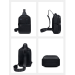 ARCTIC HUNTER τσάντα Crossbody XB00678, 2.4L, μαύρη - Image 6