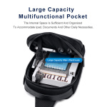 ARCTIC HUNTER τσάντα Crossbody XB00693, 2.7L, μαύρη - Image 3