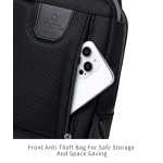 ARCTIC HUNTER τσάντα Crossbody XB00693, 2.7L, μαύρη - Image 4