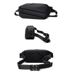 ARCTIC HUNTER τσάντα μέσης YB00029, 2.5L, μαύρη - Image 5
