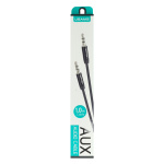 USAMS καλώδιο ήχου 3.5mm YP-01, AUX, 1m, μαύρο - Image 2