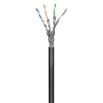GOOBAY καλώδιο δικτύου 57197, CAT 6 S/FTP, CCA, έως 40m, 100m, μαύρο - Image 3