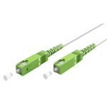 GOOBAY καλώδιο οπτικής ίνας SC-APC 59593, Singlemode OS2, 0.5m, λευκό