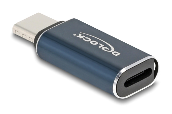 60688 DELOCK αντάπτορας USB-C σε Lightning 60688, 35W, 480Mbps, ανθρακί - Image 1