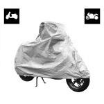 PROPLUS κουκούλα μηχανής 610250 με θήκη, XL 246x104x127cm, ασημί - Image 2