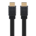 GOOBAY καλώδιο HDMI 2.0 61280, Ethernet flat, 4K/60Hz 18 Gbps, 3m, μαύρο - Image 4