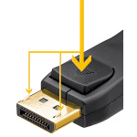 GOOBAY καλώδιο DisplayPort 61698, 8K/60Hz, 32.4 Gbps, 3m, μαύρο - Image 3