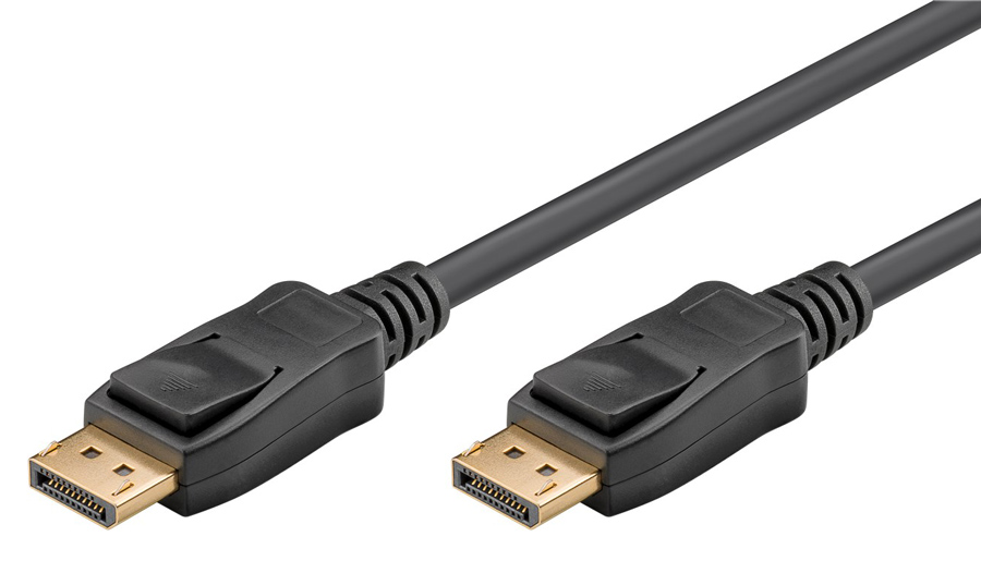 61713 GOOBAY καλώδιο DisplayPort 61713, 4K/60Hz, 21.6 Gbps, 3m, μαύρο - Image 1