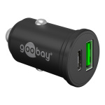GOOBAY φορτιστής αυτοκινήτου 61739, USB & USB-C PD, 45W, μαύρος