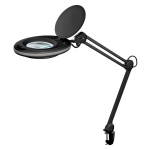 GOOBAY μεγεθυντικός φακός 64989 με σφιγκτήρα, LED, 3 διόπτρες, μαύρος