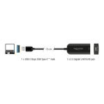 DELOCK αντάπτορας δικτύου 66045, USB, 2.5Gbps Ethernet, μαύρος - Image 2