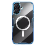 NILLKIN θήκη Nature TPU Pro Magnetic για iPhone 16, διάφανη-μπλε